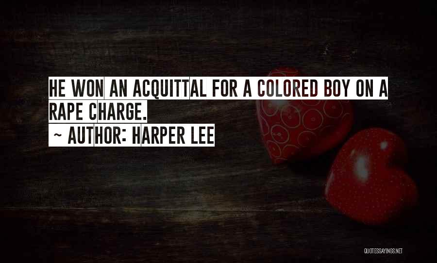 Acquittal Quotes By Harper Lee