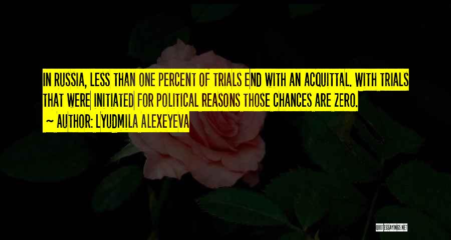 Acquittal Quotes By Lyudmila Alexeyeva