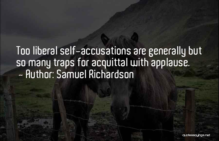 Acquittal Quotes By Samuel Richardson