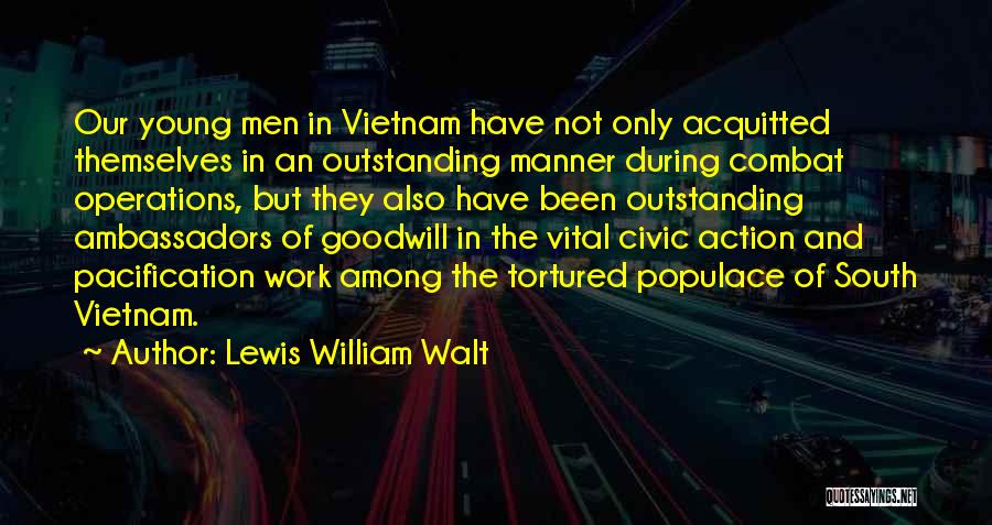 Acquitted Quotes By Lewis William Walt