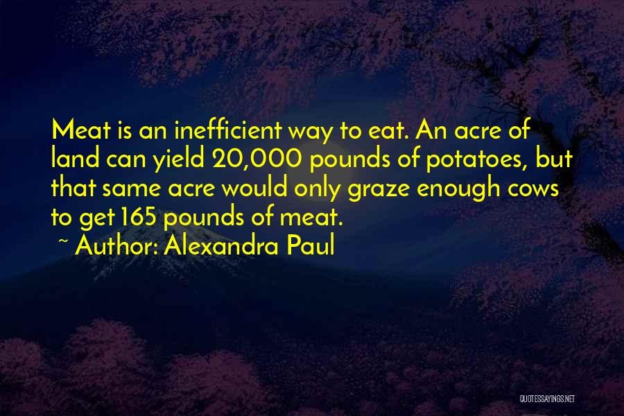 Acre Quotes By Alexandra Paul