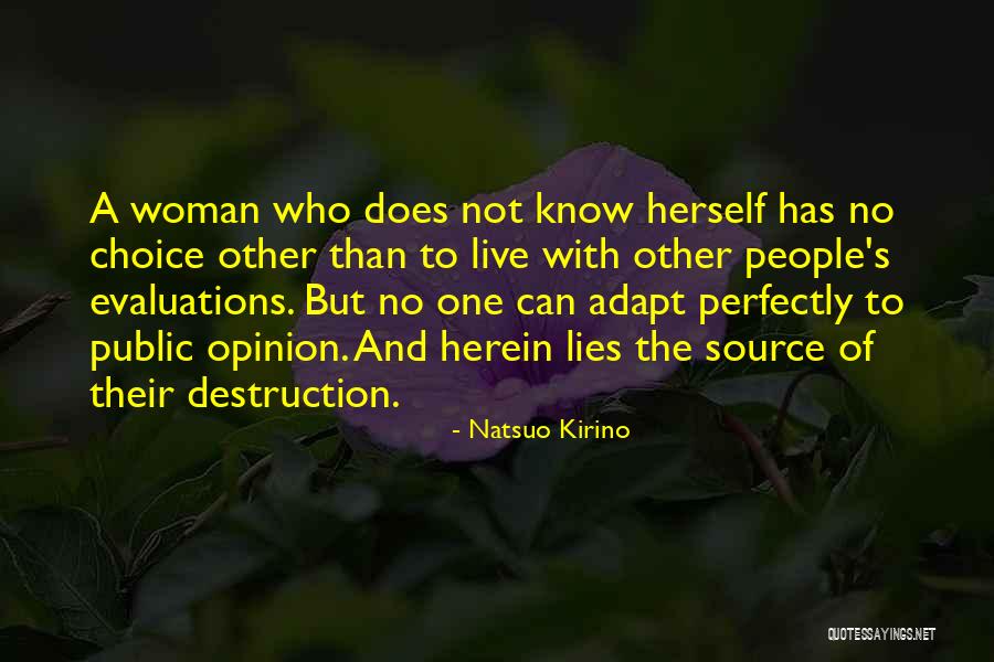Acreditativa Quotes By Natsuo Kirino Acreditativa Quotes By Natsuo Kirino