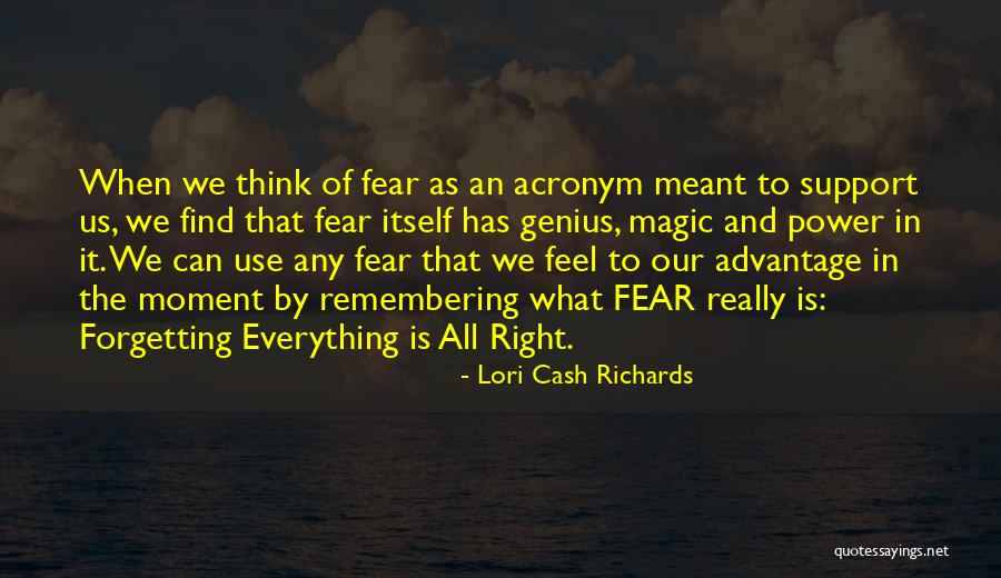 Acronym Inspirational Quotes By Lori Cash Richards