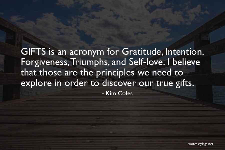 Acronym Love Quotes By Kim Coles