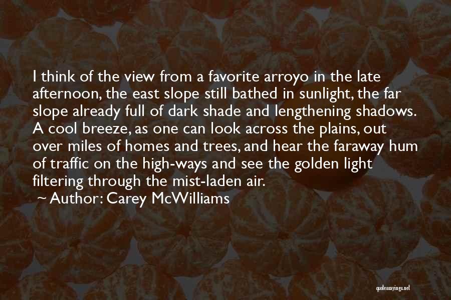 Across The Miles Quotes By Carey McWilliams