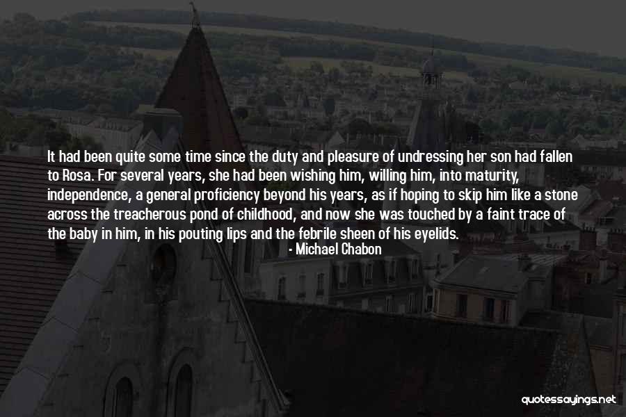 Across The Pond Quotes By Michael Chabon