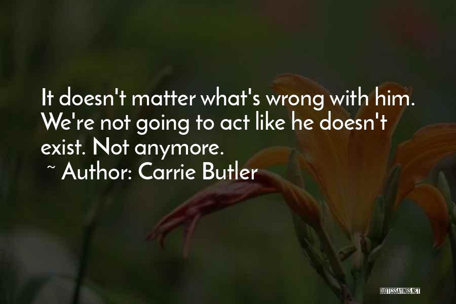 Act Like There's Nothing Wrong Quotes By Carrie Butler