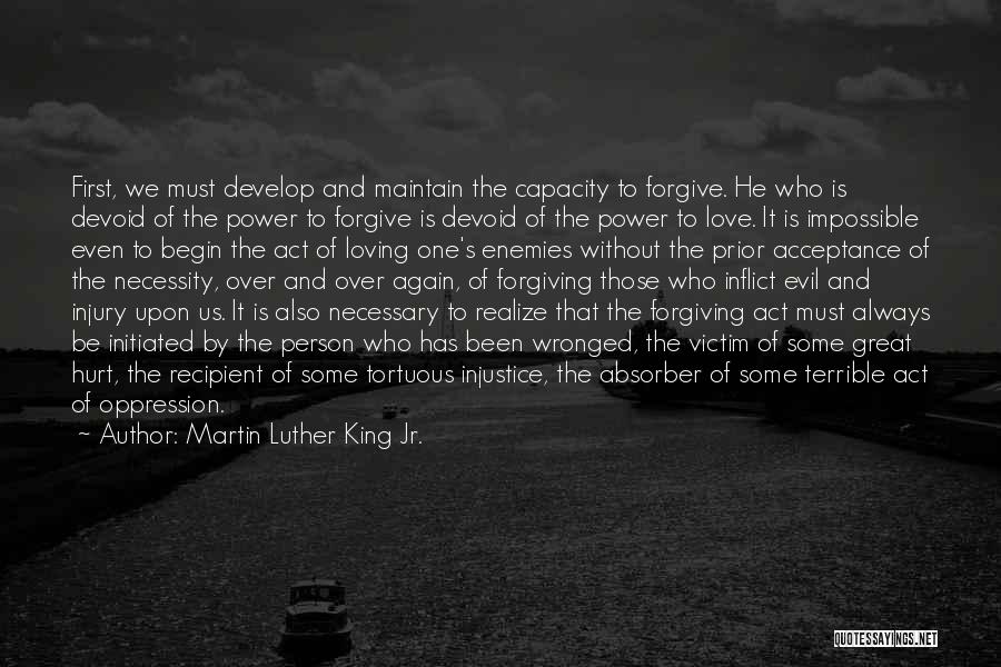 Act Like Victim Quotes By Martin Luther King Jr.