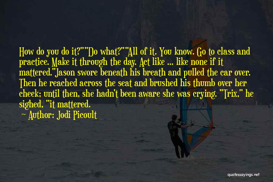 Act Like You Quotes By Jodi Picoult