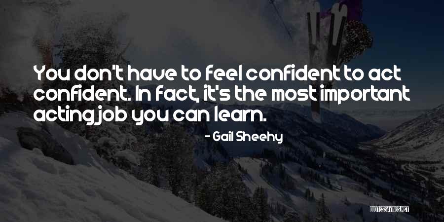 Act Most Important Quotes By Gail Sheehy Act Most Important Quotes By Gail Sheehy