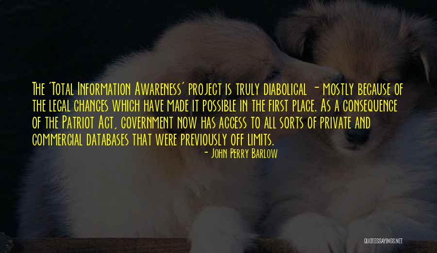 Act Now Quotes By John Perry Barlow