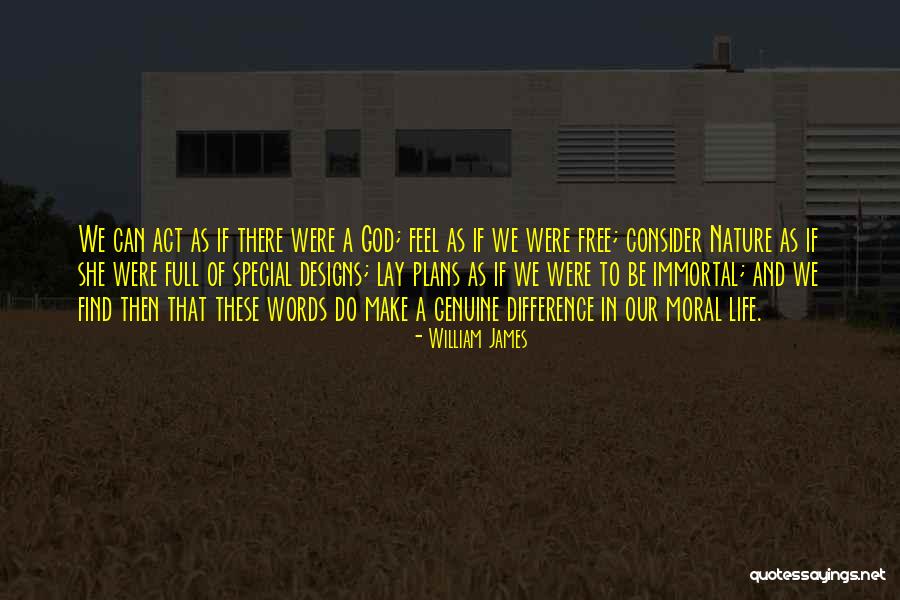 Act Your Plans Quotes By William James Act Your Plans Quotes By William James