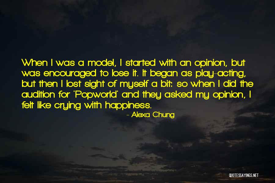 Acting Audition Quotes By Alexa Chung Acting Audition Quotes By Alexa Chung