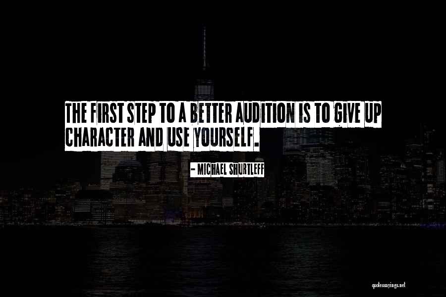 Acting Audition Quotes By Michael Shurtleff Acting Audition Quotes By Michael Shurtleff