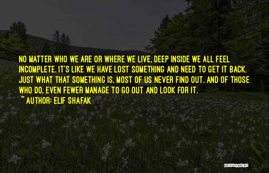 Acting Brand New Quotes By Elif Shafak