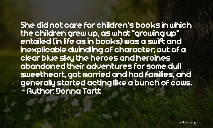 Acting Character Quotes By Donna Tartt