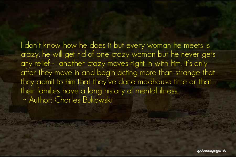 Acting Crazy Quotes By Charles Bukowski