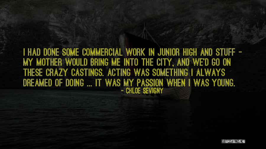 Acting Crazy Quotes By Chloe Sevigny