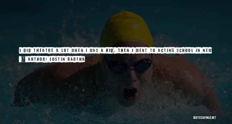 Acting Different Quotes By Justin Bartha