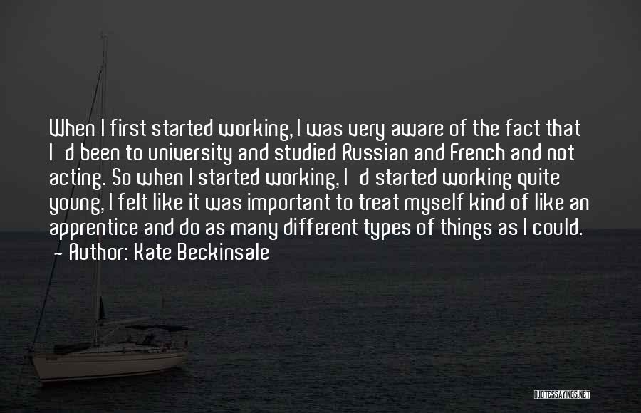 Acting Different Quotes By Kate Beckinsale