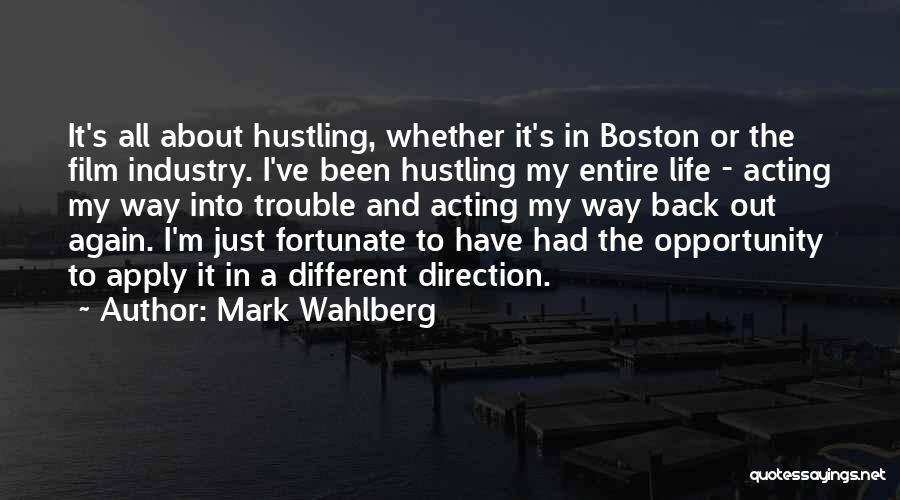 Acting Different Quotes By Mark Wahlberg
