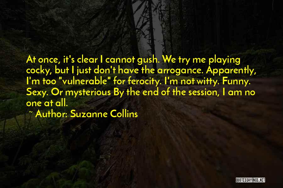 Acting Funny Quotes By Suzanne Collins