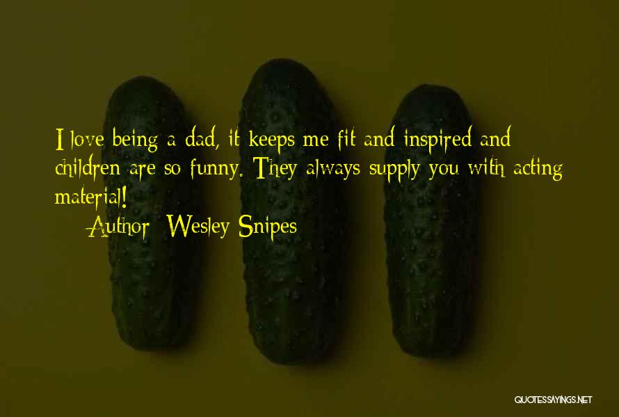 Acting Funny Quotes By Wesley Snipes