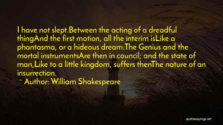 Acting Like A Man Quotes By William Shakespeare