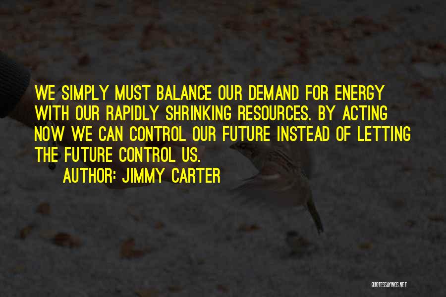 Acting Now Quotes By Jimmy Carter