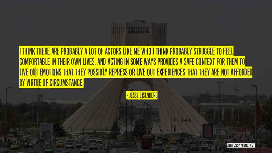 Acting On Emotions Quotes By Jesse Eisenberg Acting On Emotions Quotes By Jesse Eisenberg