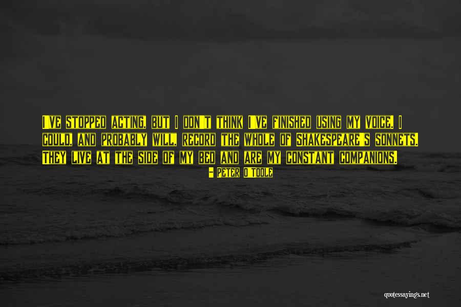 Acting Shakespeare Quotes By Peter O'Toole Acting Shakespeare Quotes By Peter O'Toole