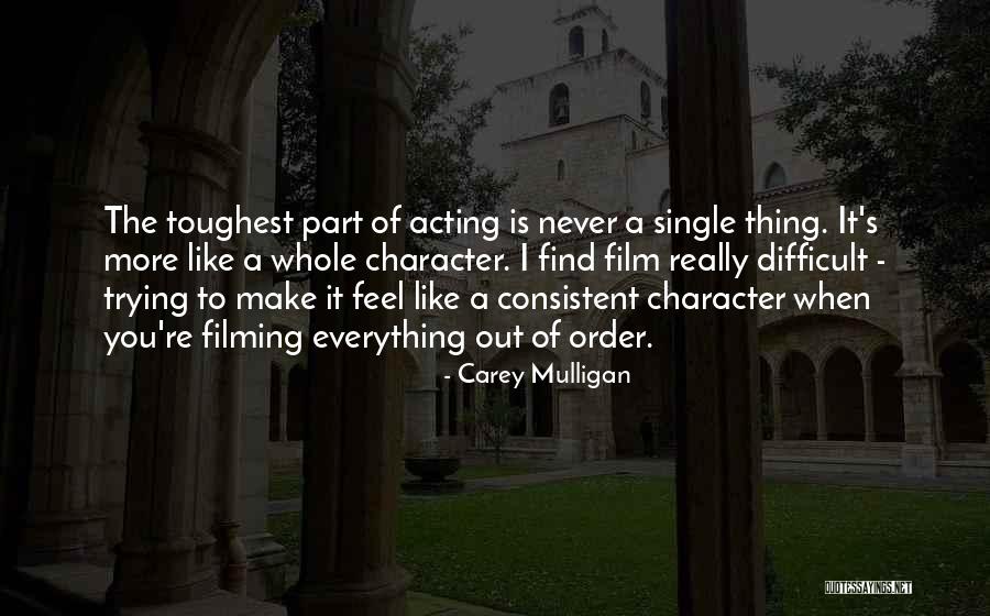 Acting Single Quotes By Carey Mulligan Acting Single Quotes By Carey Mulligan