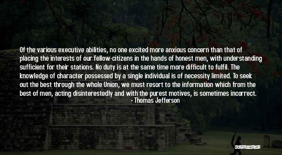 Acting Single Quotes By Thomas Jefferson Acting Single Quotes By Thomas Jefferson