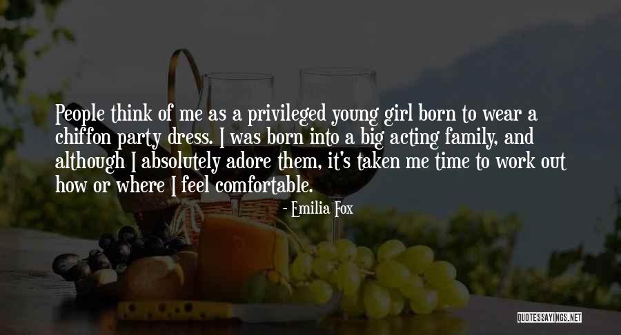 Acting Young Quotes By Emilia Fox