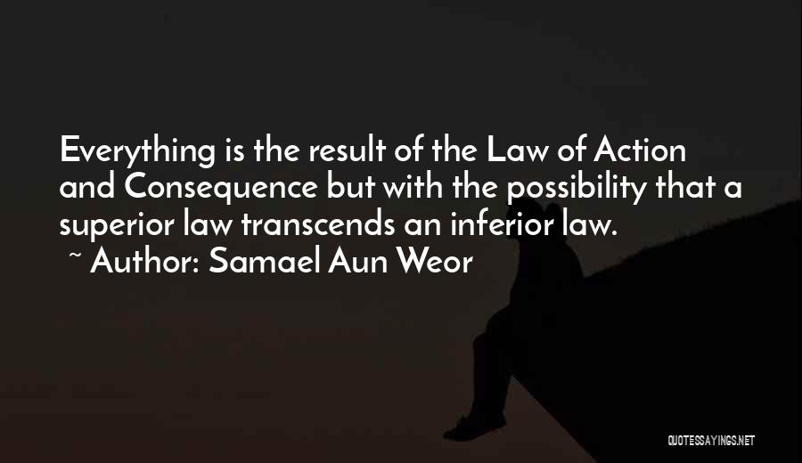 Action And Consequence Quotes By Samael Aun Weor