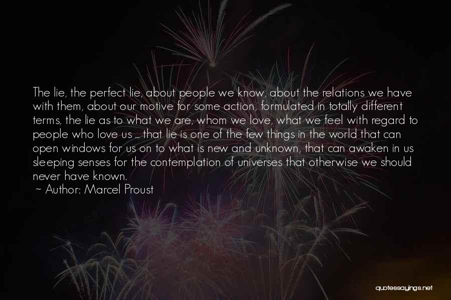 Action And Contemplation Quotes By Marcel Proust