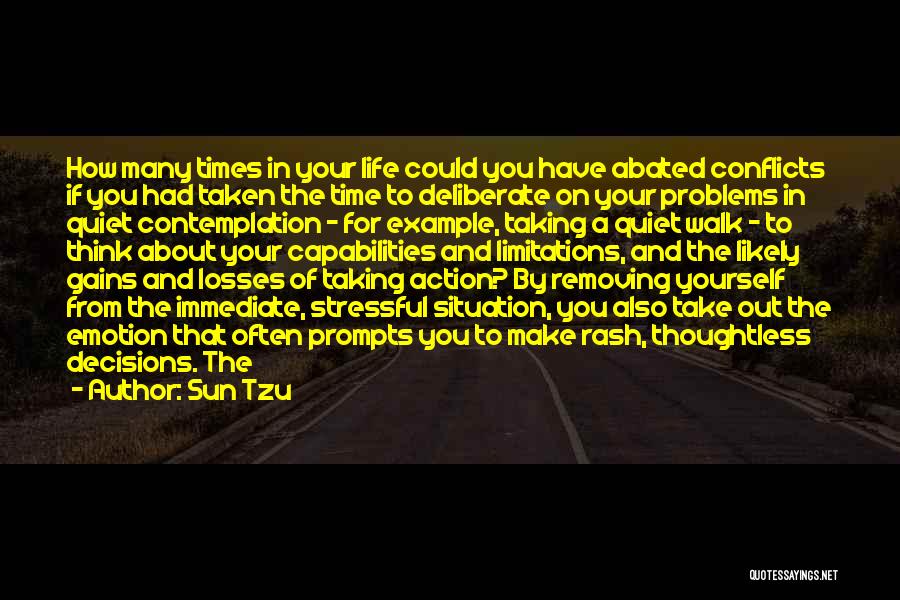 Action And Contemplation Quotes By Sun Tzu