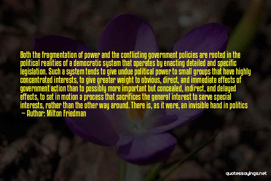 Action And Intention Quotes By Milton Friedman