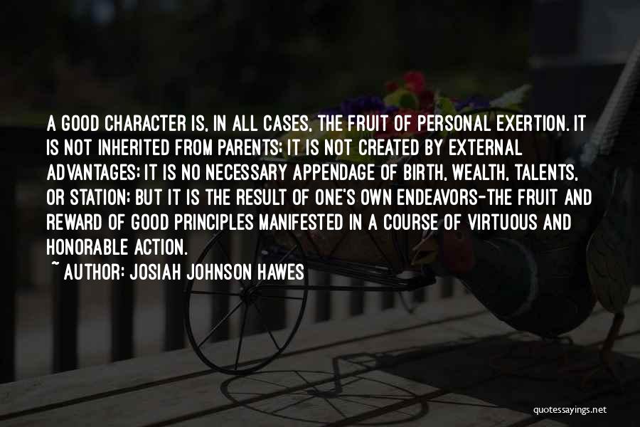 Action And Result Quotes By Josiah Johnson Hawes