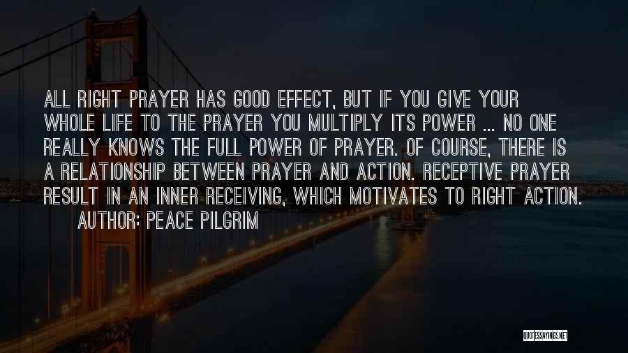 Action And Result Quotes By Peace Pilgrim