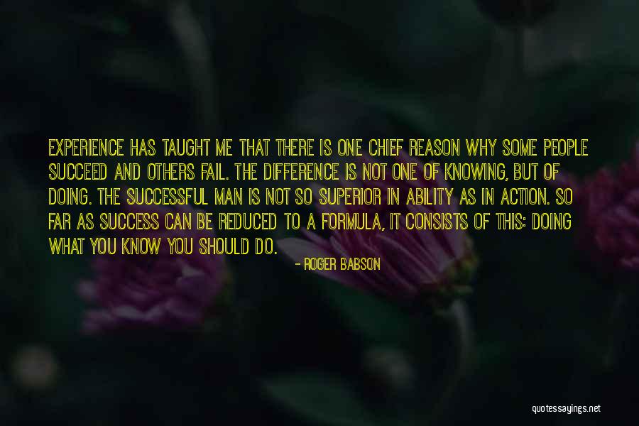 Action And Success Quotes By Roger Babson Action And Success Quotes By Roger Babson