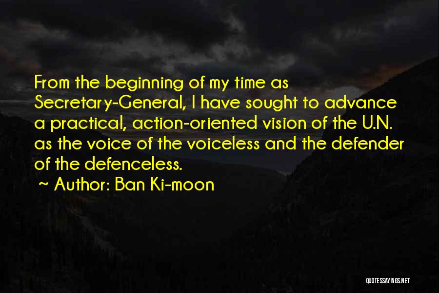 Action And Vision Quotes By Ban Ki-moon