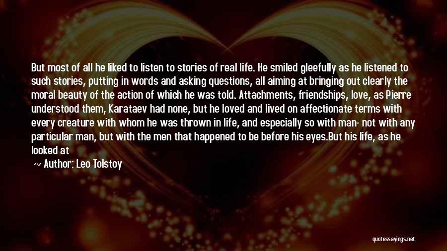 Action And Words Quotes By Leo Tolstoy