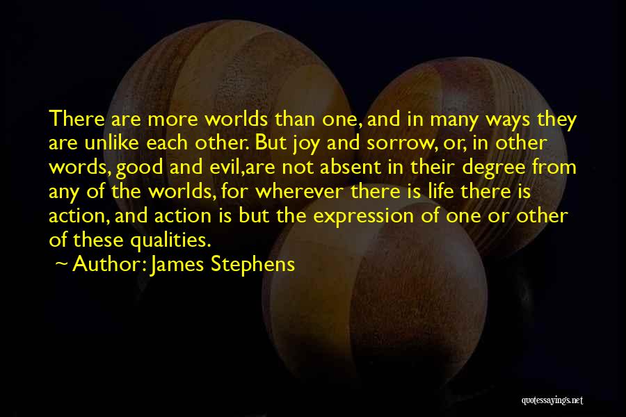 Action More Than Words Quotes By James Stephens