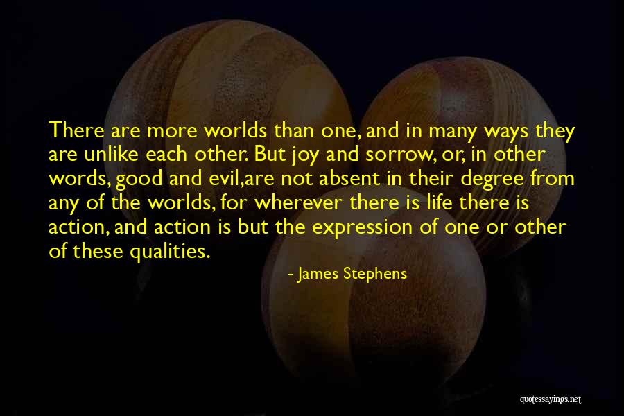 Action More Than Words Quotes By James Stephens