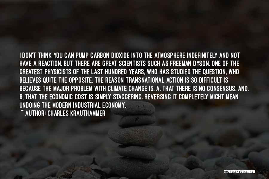 Action Not Reaction Quotes By Charles Krauthammer