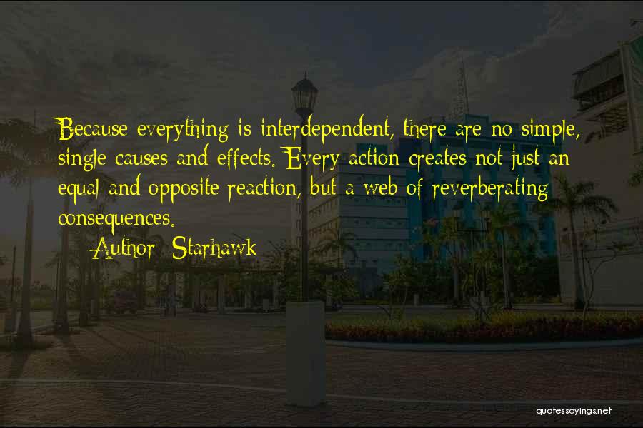 Action Not Reaction Quotes By Starhawk