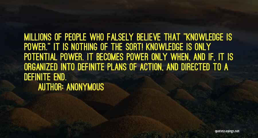 Action Plans Quotes By Anonymous