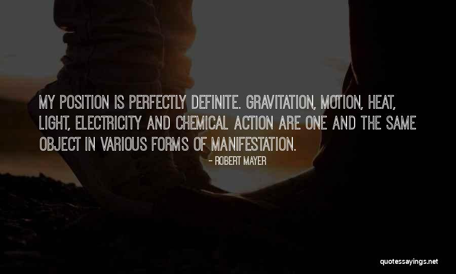 Action Position Quotes By Robert Mayer