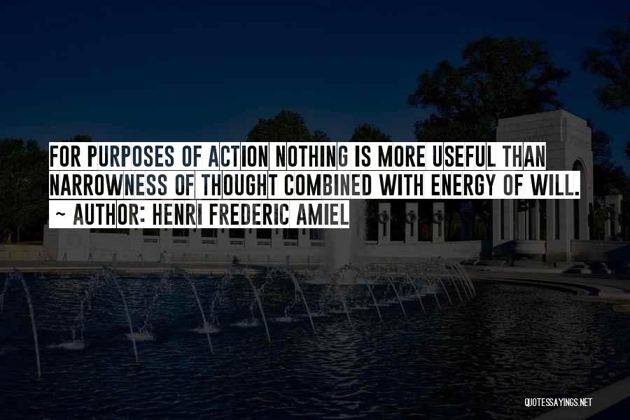 Action Quotes By Henri Frederic Amiel